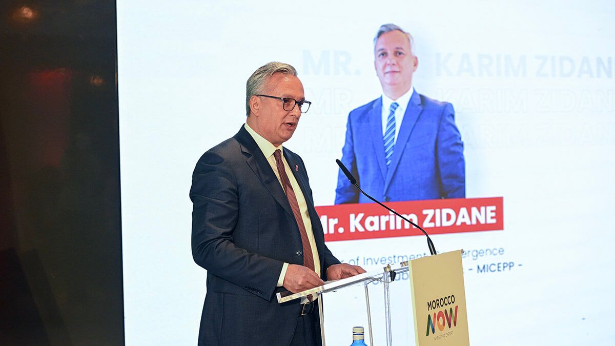 Karim Zidane, ministre des investissements, de la convergence et de l'évaluation des politiques publiques du Maroc - Photo / Atalayar / Guillermo López