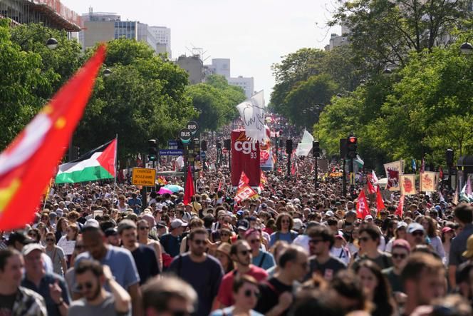 À Paris, lors de la démonstration de 1ᵉʳ mai.