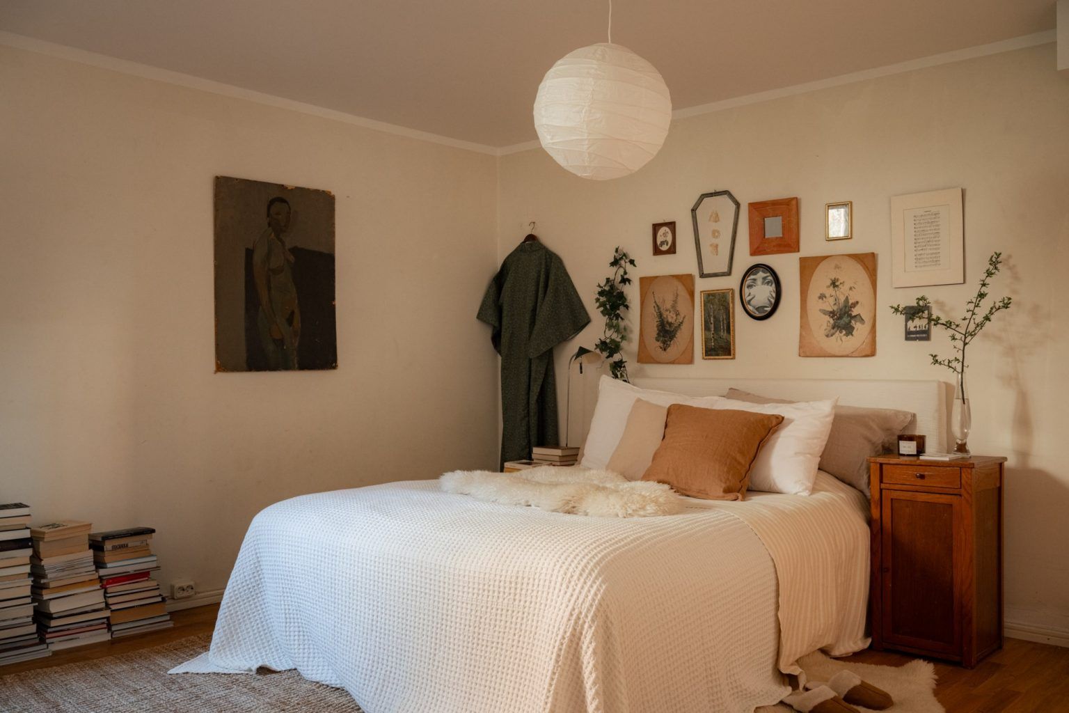 Salle de décoration vintage et rustique