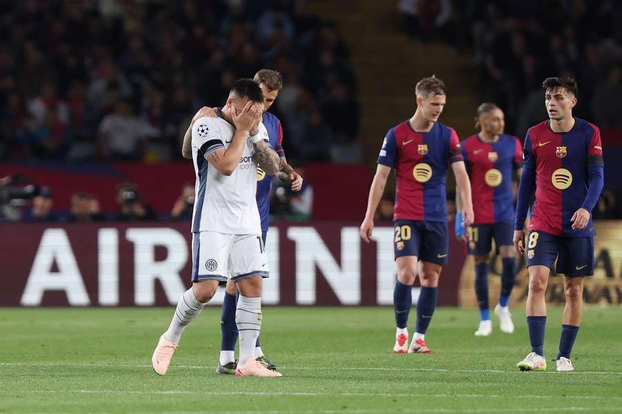 Lautaro Martinez a été blessée lors de la demi-finale de la Ligue des champions contre Barcelone. Lautaro Martinez a été blessée lors de la demi-finale de la Ligue des champions contre Barcelone.