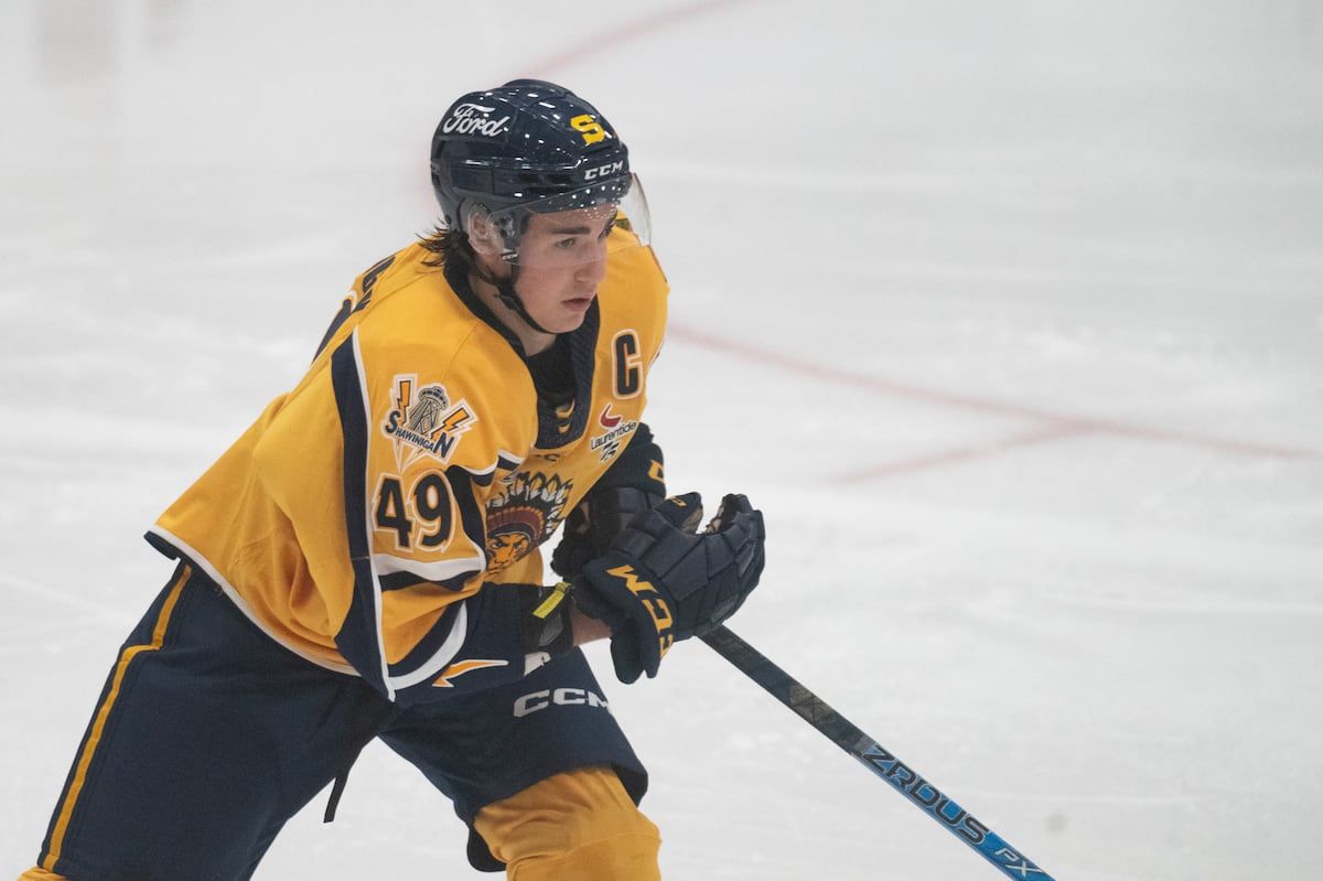 Auteur de 15 points en 13 matchs, le défenseur Jordan Tourgny est dominant sur la glace pour les cataractes.