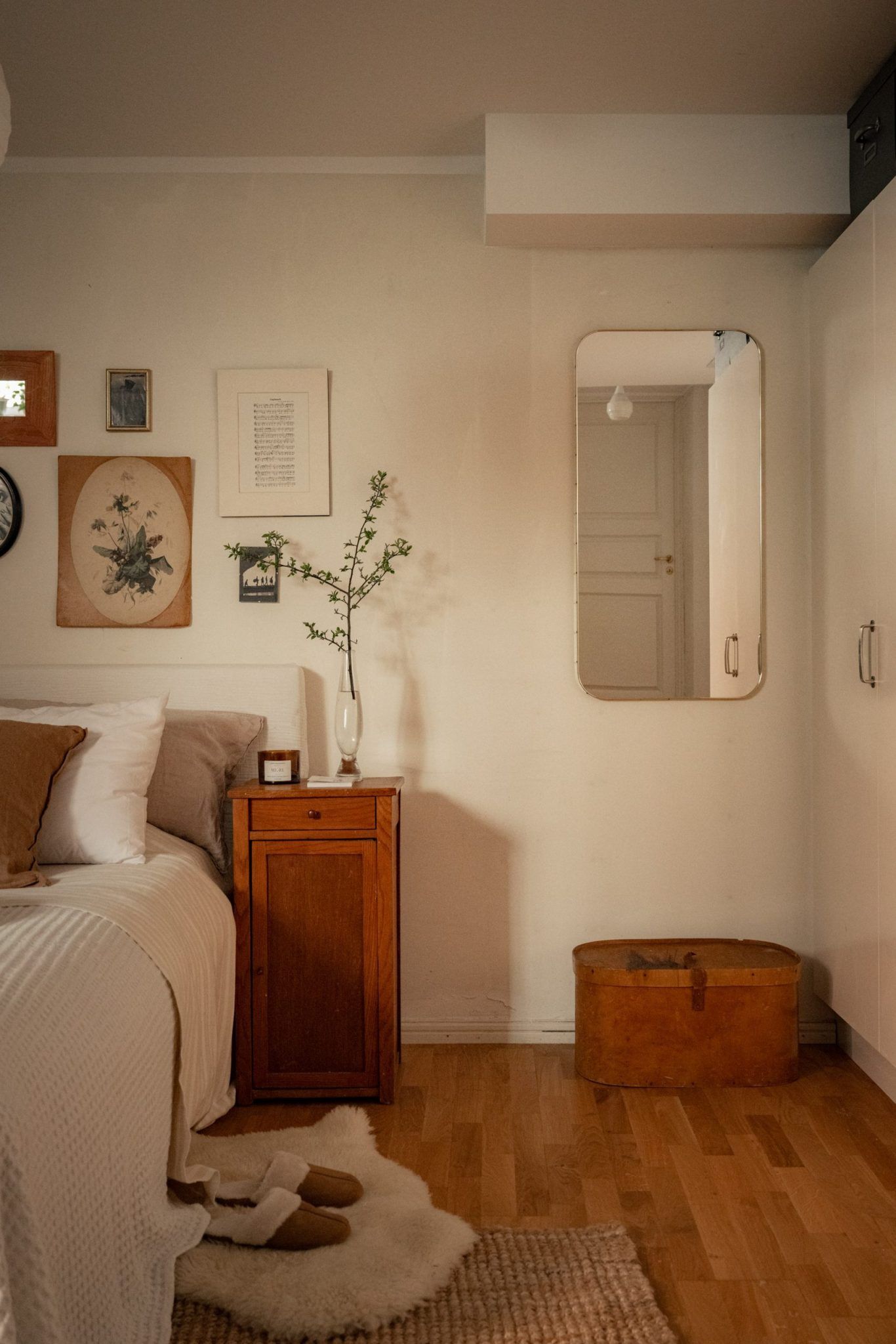 Salle de décoration vintage et rustique