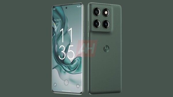 Rendu à partir de la moto Motorola Edge 70. (Source de l'image: les gros titres d'Android)