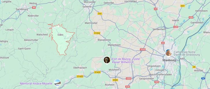 La ville de Dabo, située dans la région de Grand EST, a souvent été soulignée par