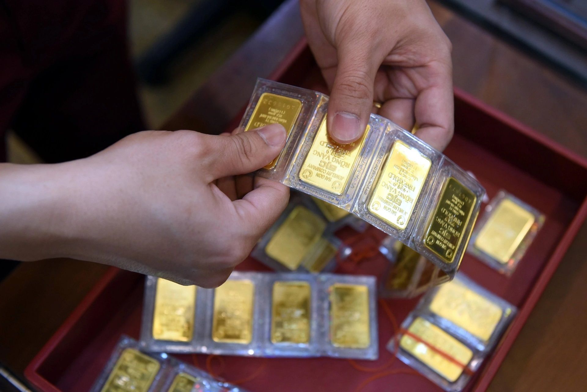 Les prix de l'or sur le marché interne sont stables. Photo: Thanhien.vn