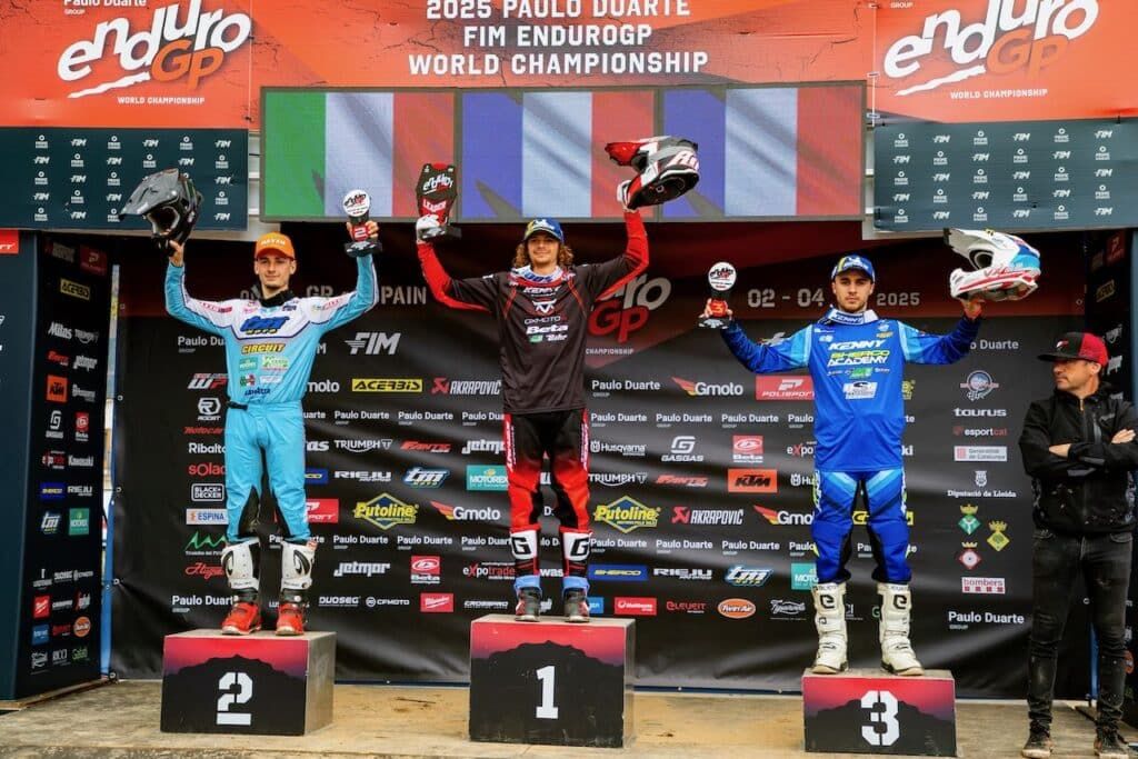 Podium J1 Espagne EGP