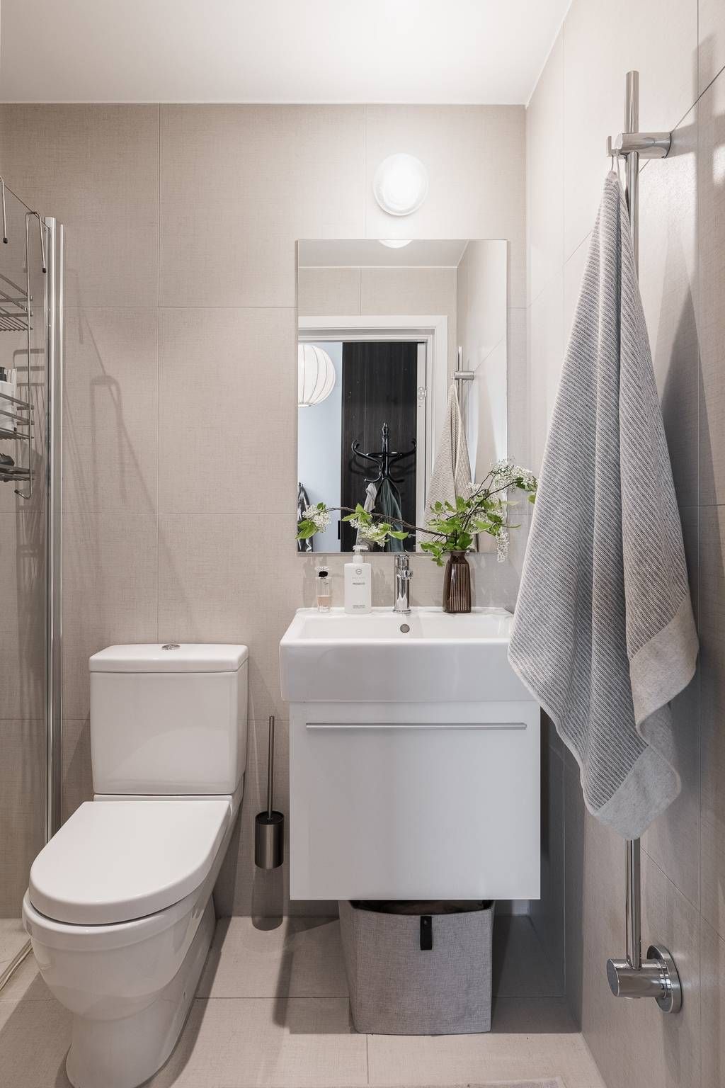 Salle de bain beige