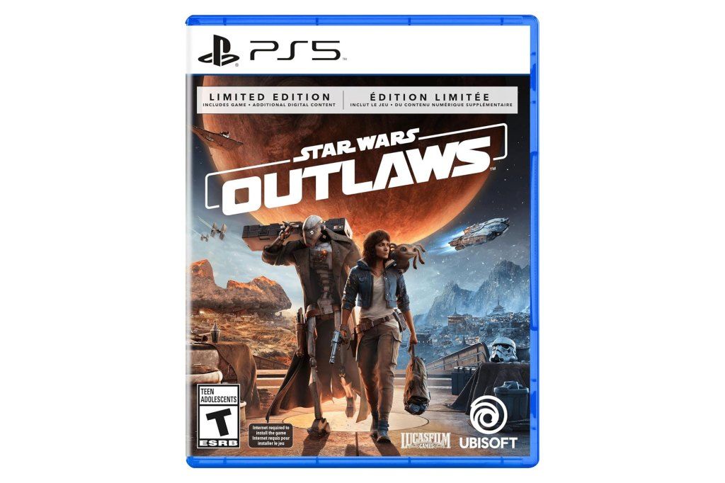Un cas de jeu vidéo mettant en vedette Laura Ponte et d'autres personnages, intitulé «Star Wars Outlaws»