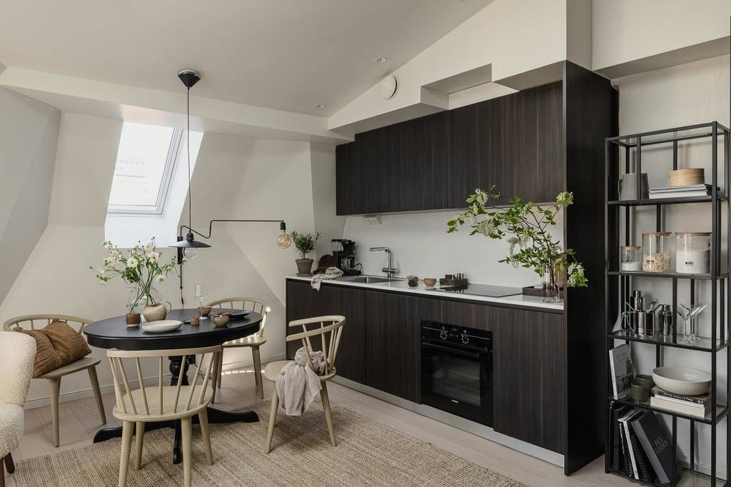 Appartement de cuisine ouverte 34m2