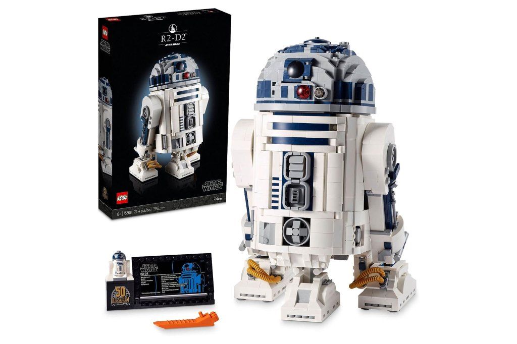 Jouet robot LEGO blanc et bleu blanc et bleu