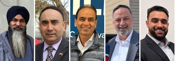 Amanpreet Singh Gill, Amarjeet Gill, Dalwinder Gill, Harbinder Gill et Sukhman Gill.