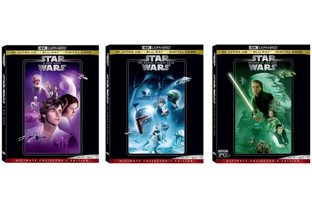 Trilogie originale de Star Wars Trilogy, dont Mark Hamill, Carrie Fisher, Alec Guinness et Harrison Ford