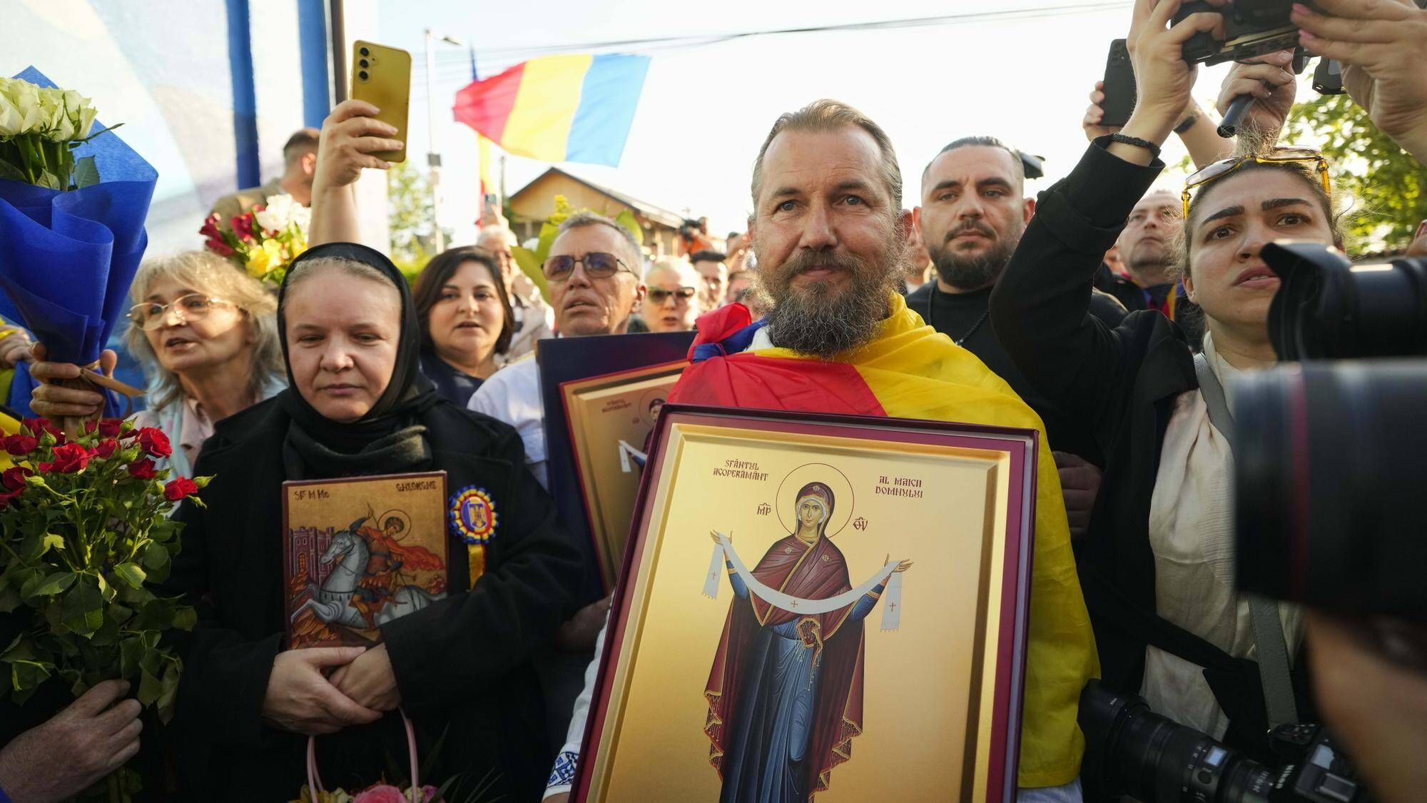 Les partisans de Calin Georgescu à Bucarest, 4 mai 2025. - © Les partisans de Calin Georgescu à Bucarest, 4 mai 2025. - ©