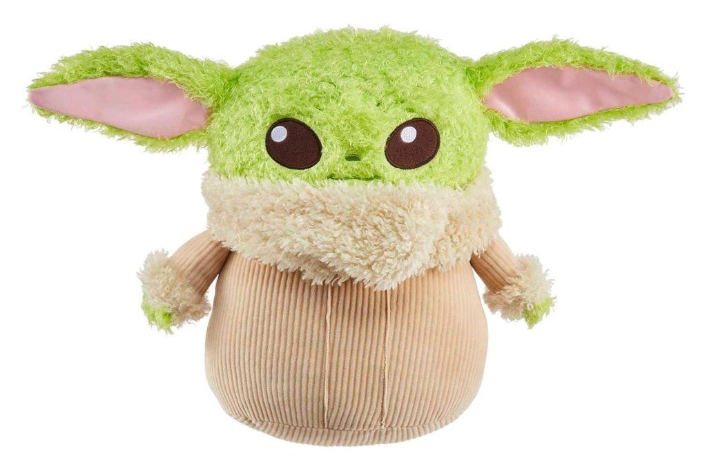 Un jouet en peluche d'un bébé Yoda nommé Grogu