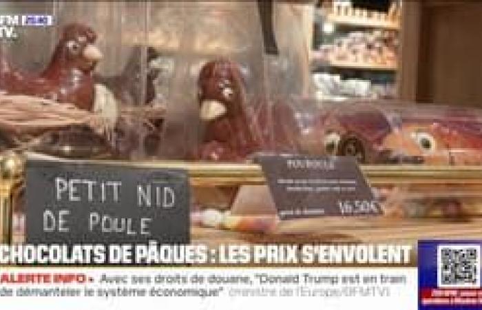 Le rapport de 20 heures – le prix des chocolats de Pâques a augmenté de 14% en un an -.