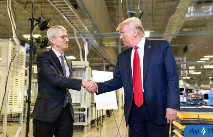 Trump pense que les États-Unis ont les moyens de produire des iPhones -.