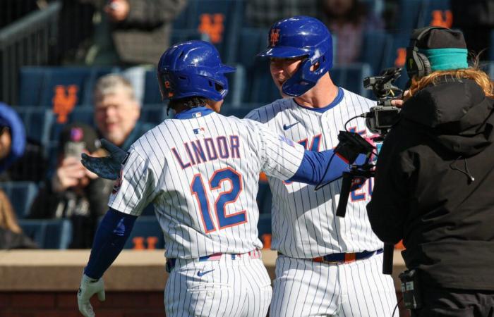 Francisco Lindor enflamme l’attaque de la nourriture avec un coup de circuit en solo de 391 pieds après une longue période de rareté en jeu. -.