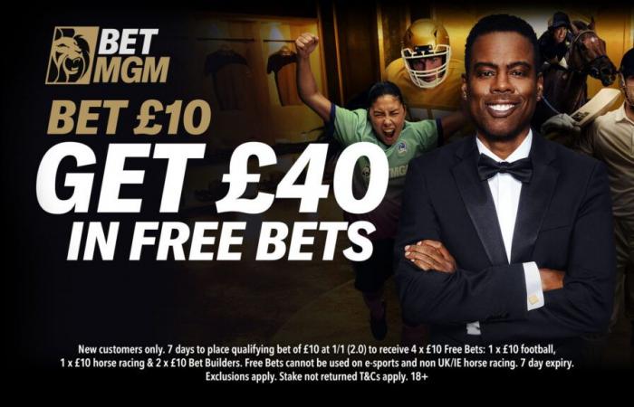 Je parie que 10 £ obtiennent 40 £ en paris gratuits sur Betmgm -.