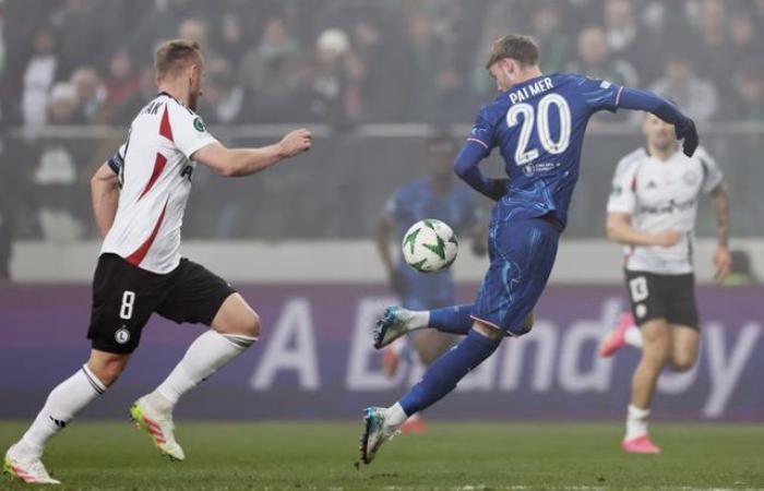 En explosant contre Legia Varsovie, Chelsea atteint le billet pour les demi-finales de la conférence de la ligue -.