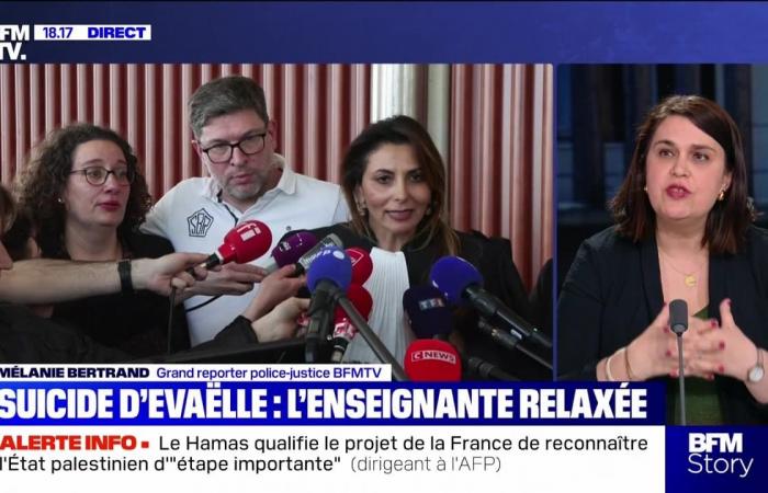 Suicide d’Evaëlle, le professeur détendu -.