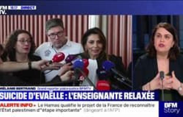 Suicide d’Evaëlle, le professeur détendu -.