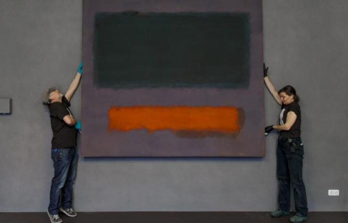 Un enfant griffon un tableau Rothko estimé à plus de 50 millions d’euros -.