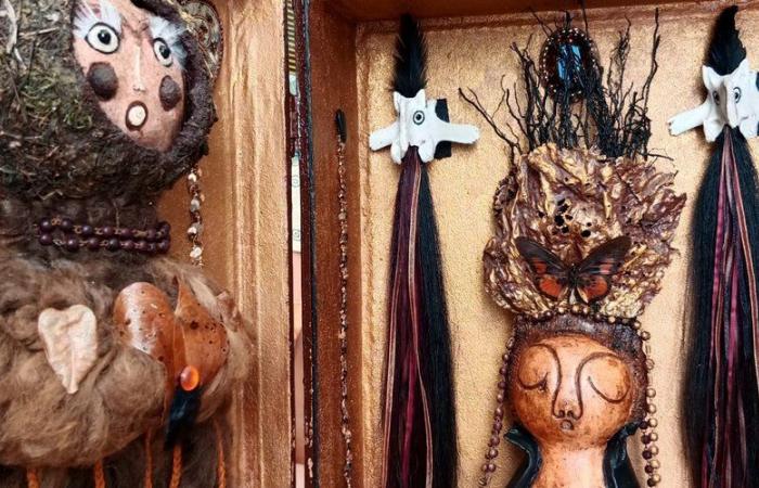 Les personnages de rêve de Françoise Cuxac ont exposé à la William Montaudié Gallery -.