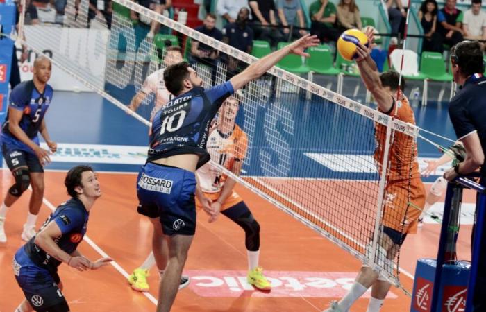 Les Towers VB ont mené deux sets à un dans son match 2 des demi-finales contre Montpellier -.