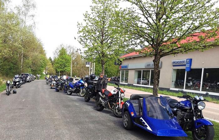 Première sortie vintage de l’année pour le moto-club -.