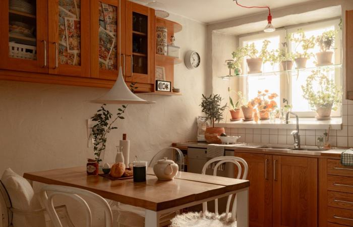 Un appartement de 80m2 avec un patio comme une maison de ville -.