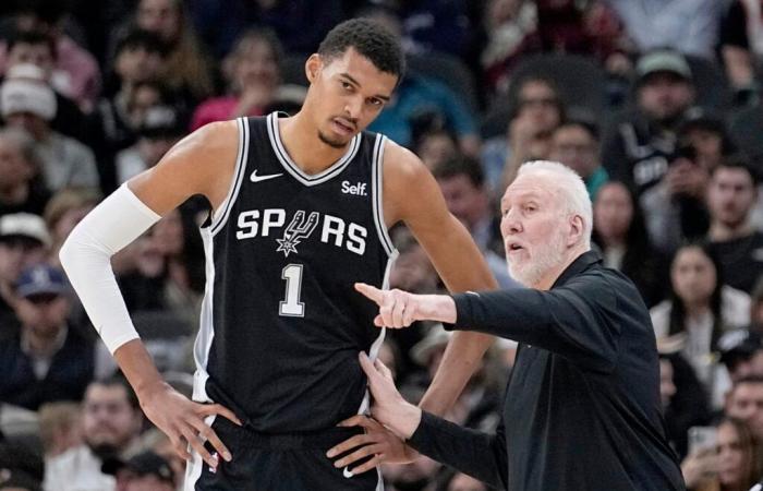 Gregg Popovich quitte son poste d’entraîneur de San Antonio Spurs, l’équipe de Victor Wembanyama -.