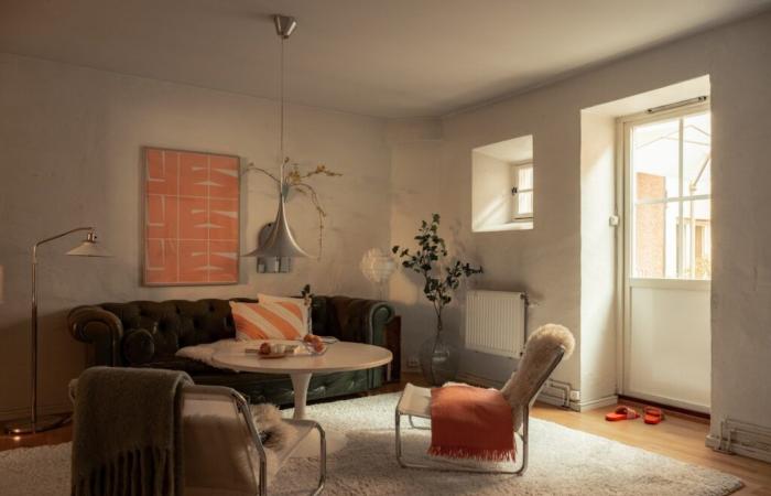 Un appartement de 80m2 avec un patio comme une maison de ville -.
