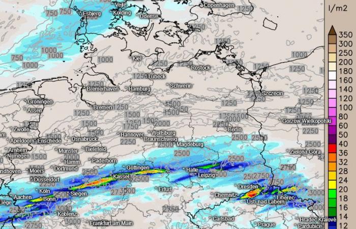 Des orages, des grêles et des rafales de vent: aujourd’hui est un risque de tempête ici!