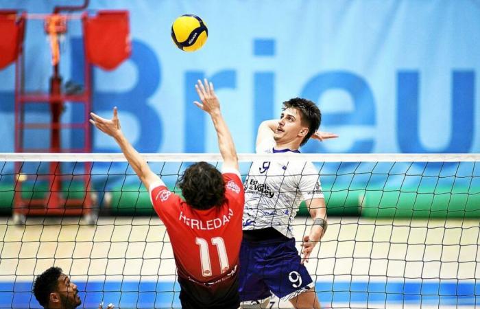 Les joueurs de volleyball de Cesson Saint-Brieuc ont tranquillement assuré leur entretien dans l’élite masculine -.