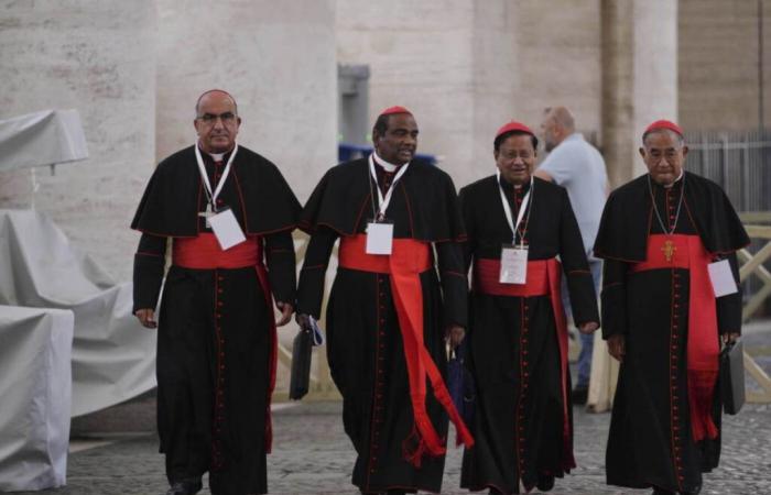 Un conclave J-4, un retrait et des consultations comptés -.