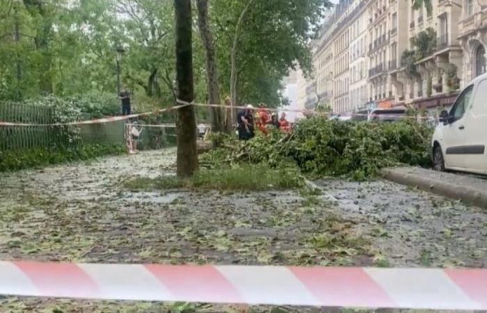 Une violente tempête de grêle tombe à Paris et Île de-France, d’autres régions touchées: nouvelles -.