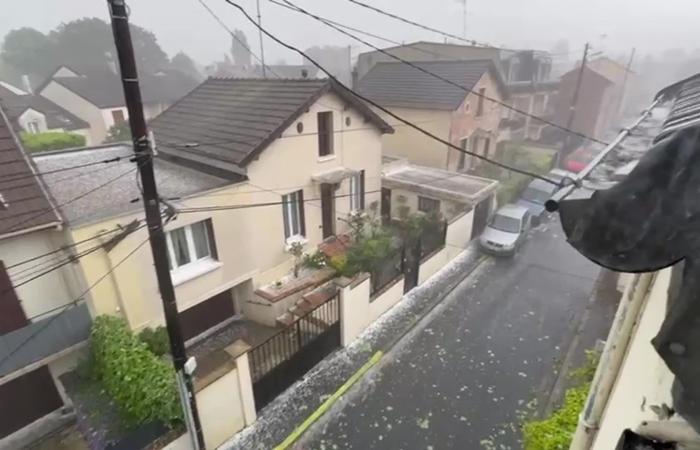 An important episode of hail touches Île-de-France – .