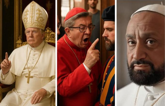 Trump se déguise alors que Pope, Mélenchon et Hanouna soient caricaturés -.