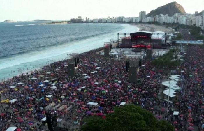 Découvrez les images de ce concert gargantuesque -.