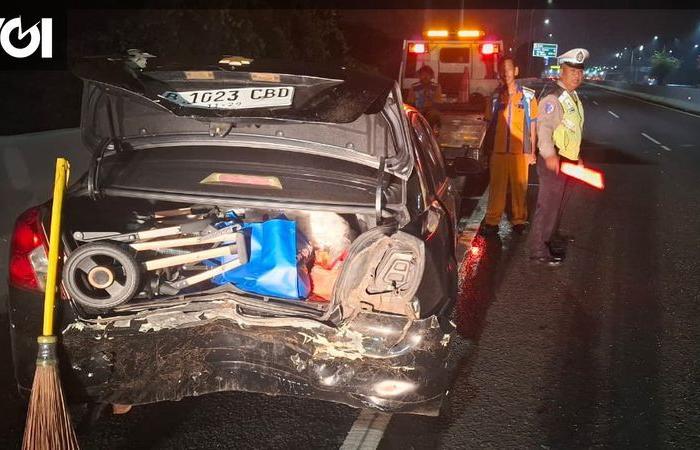 Identité d’un conducteur de voiture électrique sous permis BYD qui est entré en collision par Chevrolet sur la route à péage Sedyatmo -.