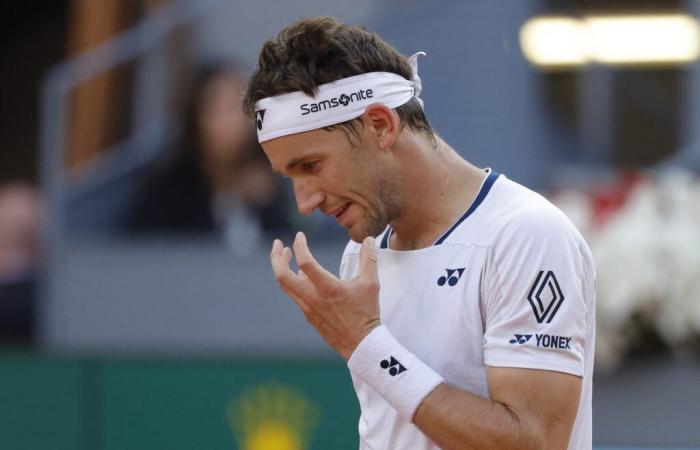 La confrontation explosive de la star de tennis Casper Ruud dans les fans de Madrid Shocks. -.