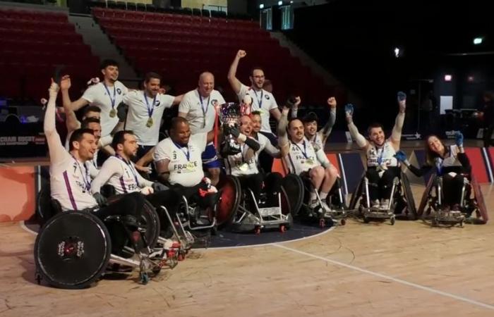Tout d’abord pour Castrais Nicolas Coste, nouvel entraîneur de l’équipe française de Rugby Fauteuil qui est devenue championne d’Europe -.