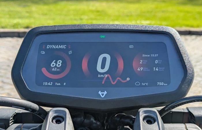 Une moto électrique abordable avec un look sérieux -.