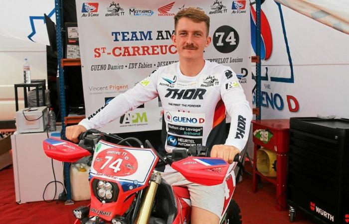 Louison Berthelot signe une grande victoire à la moto Enduro à Gomené -.