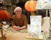 Nadège Tricard fabrique des abat-jour extravagants «comme dans la série Downton Abbey» -.