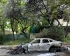 Une voiture détruite par un feu nocturne d’origine suspecte à Mas Drevon -.